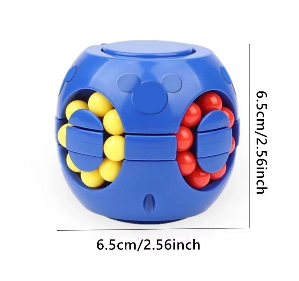 Cubo Giratório Magic Bean™ | Fidget Sensorial de Foco e Coordenação