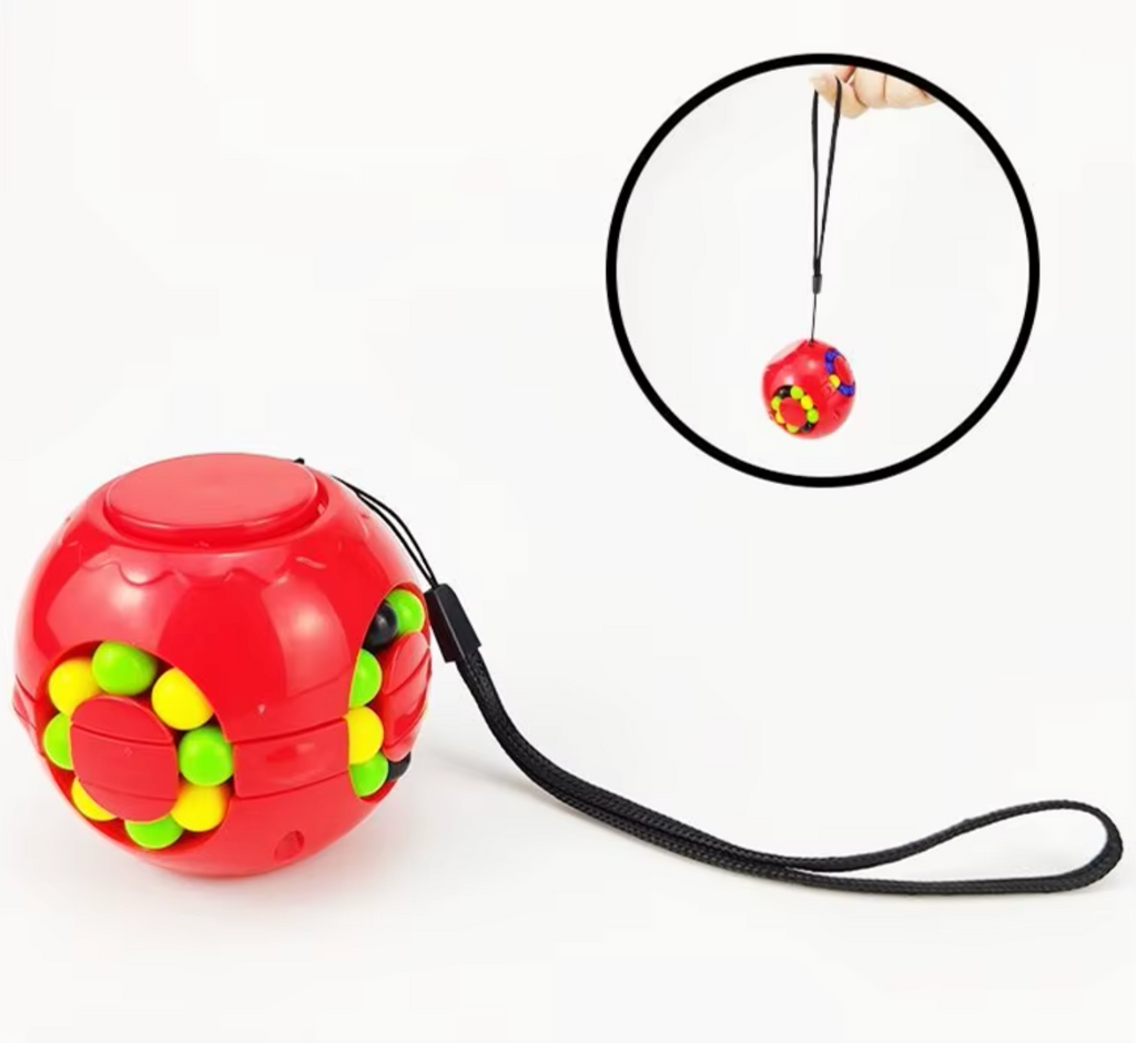 Cubo Giratório Magic Bean™ | Fidget Sensorial de Foco e Coordenação