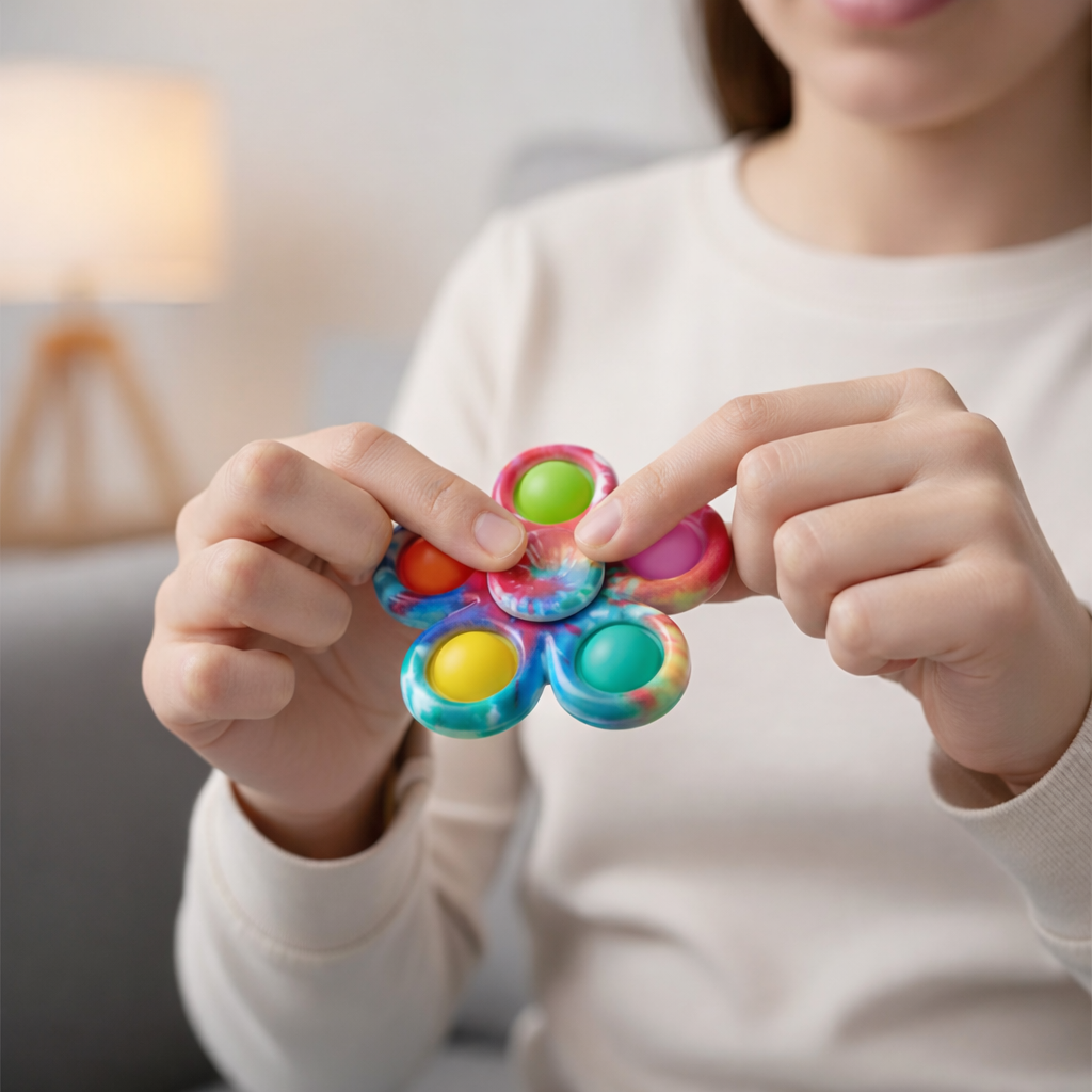 Spinner Pop Color™ | Fidget Sensorial Anti-Estresse