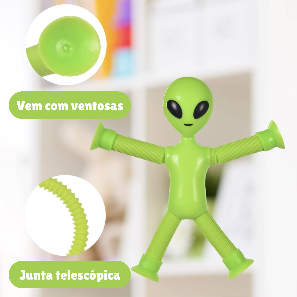 Stretchy Glow Suction™ | Fidget Elástico Luminoso Anti-Estresse