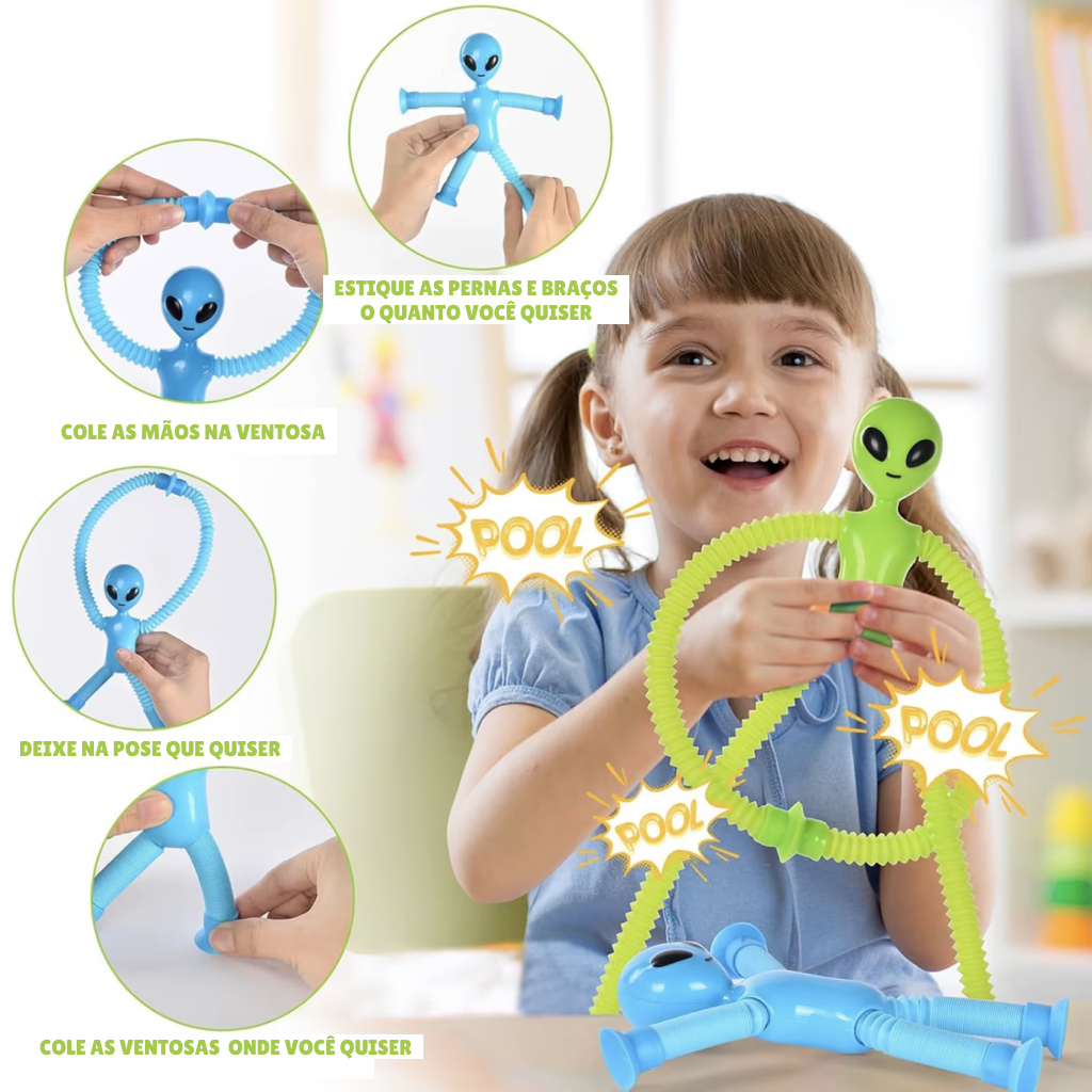 Stretchy Glow Suction™ | Fidget Elástico Luminoso Anti-Estresse