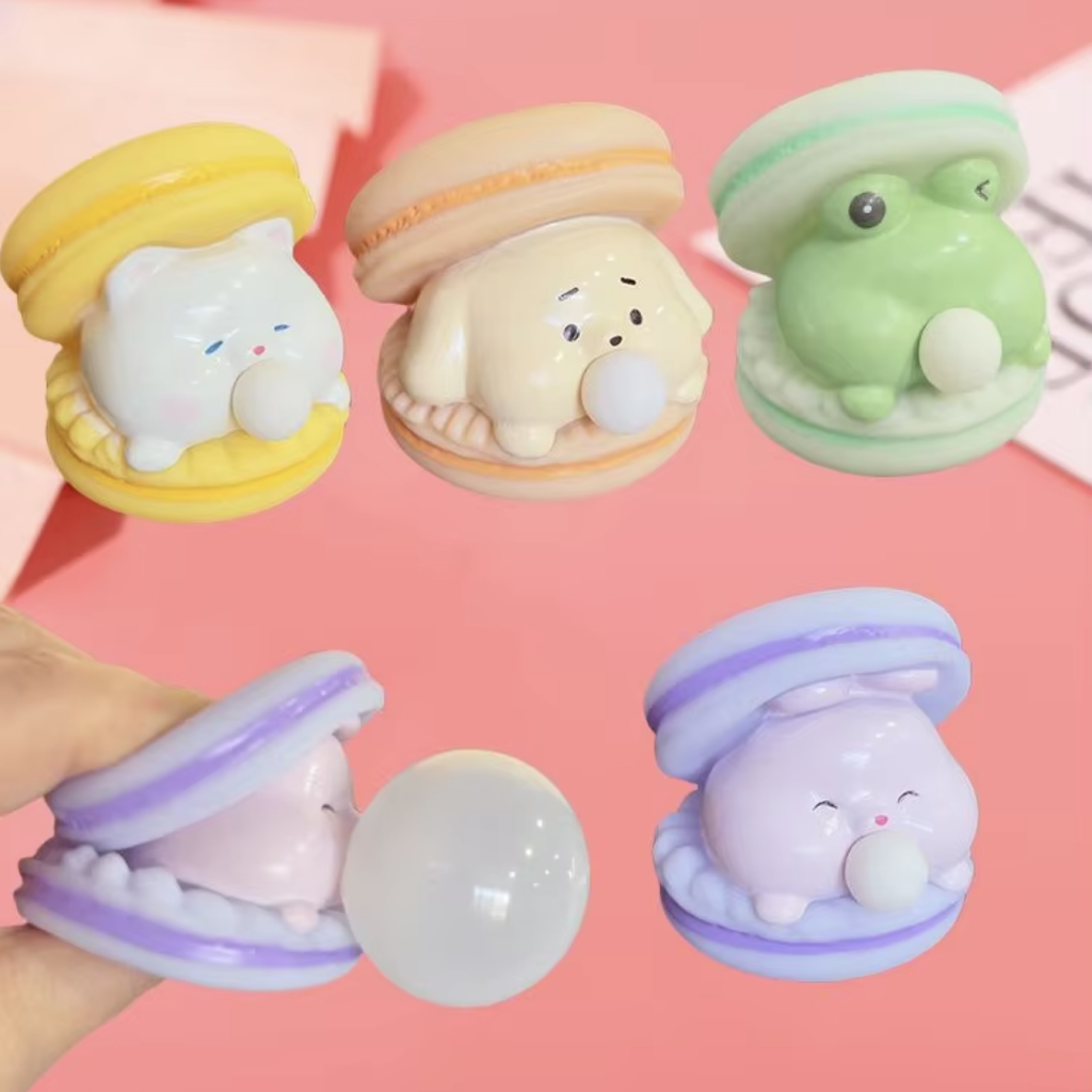 Hamburguer Bubble Squish™ | Squishy Anti-Estresse com Bolhas