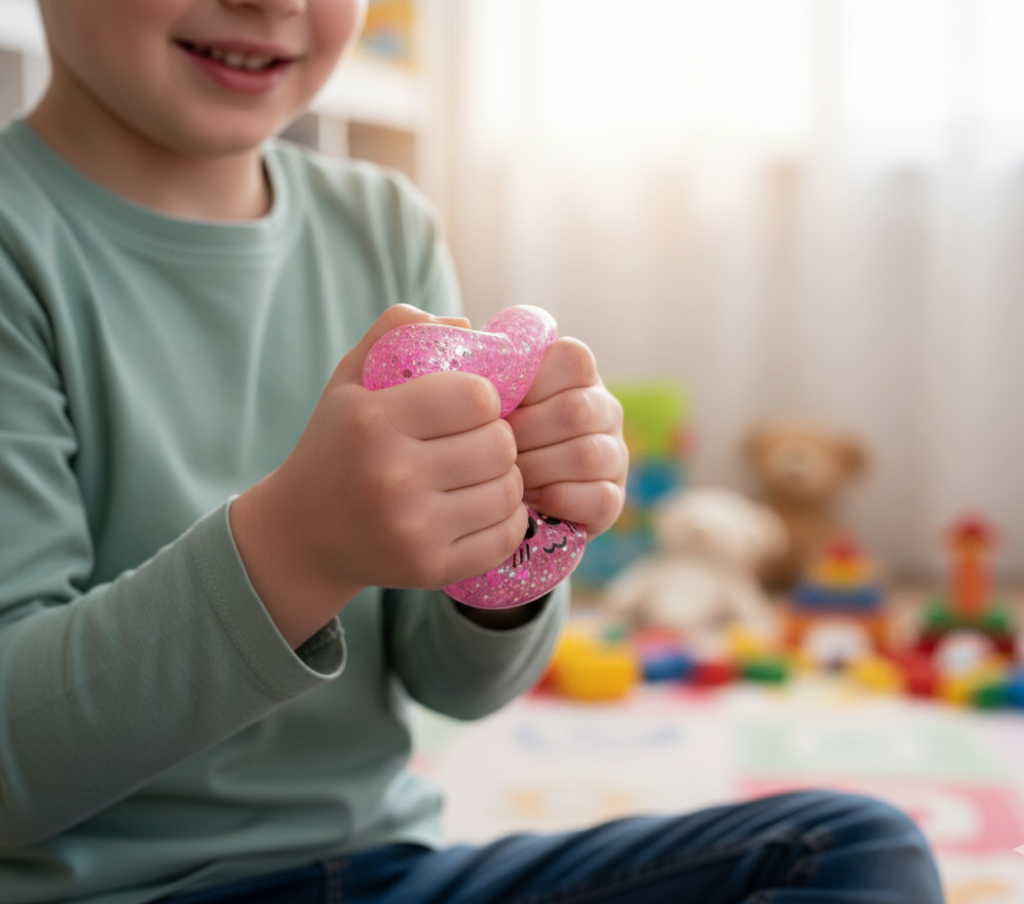 Squishy Glitter Poo™ | Aperte, Relaxe e Sorria