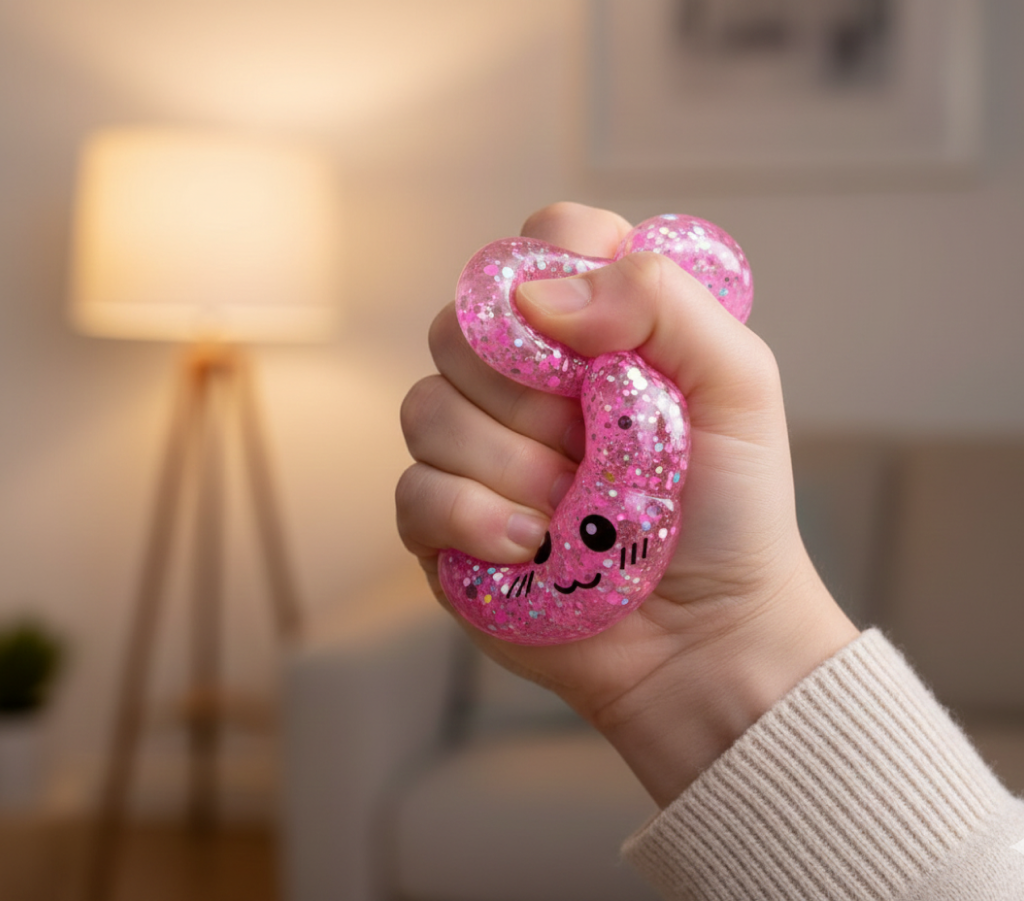 Squishy Glitter Poo™ | Aperte, Relaxe e Sorria