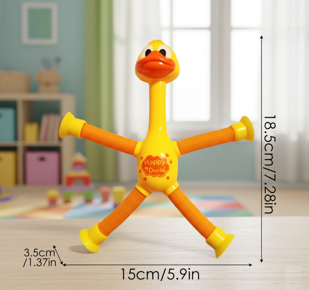 Duck Suction Stretch™ | Fidget Sensorial com Ventosas