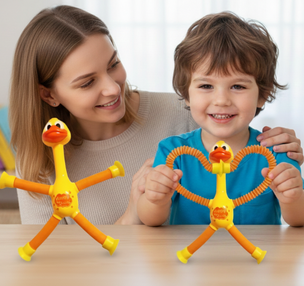 Duck Suction Stretch™ | Fidget Sensorial com Ventosas
