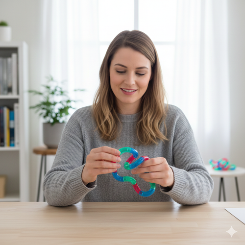 Corda Sensorial FlexiLoop™ | Fidget Anti-Estresse Flexível