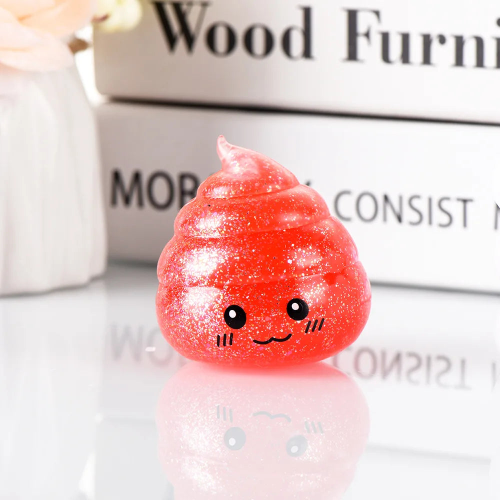 Squishy Glitter Poo™ | Aperte, Relaxe e Sorria