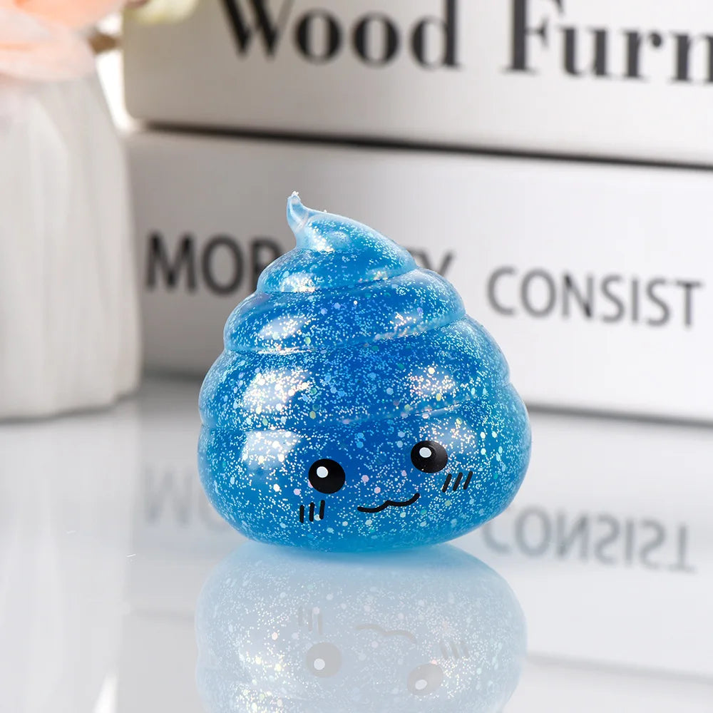 Squishy Glitter Poo™ | Aperte, Relaxe e Sorria