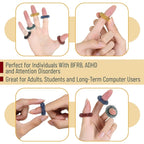 Anel Sensorial Antiestresse - 10 unidades