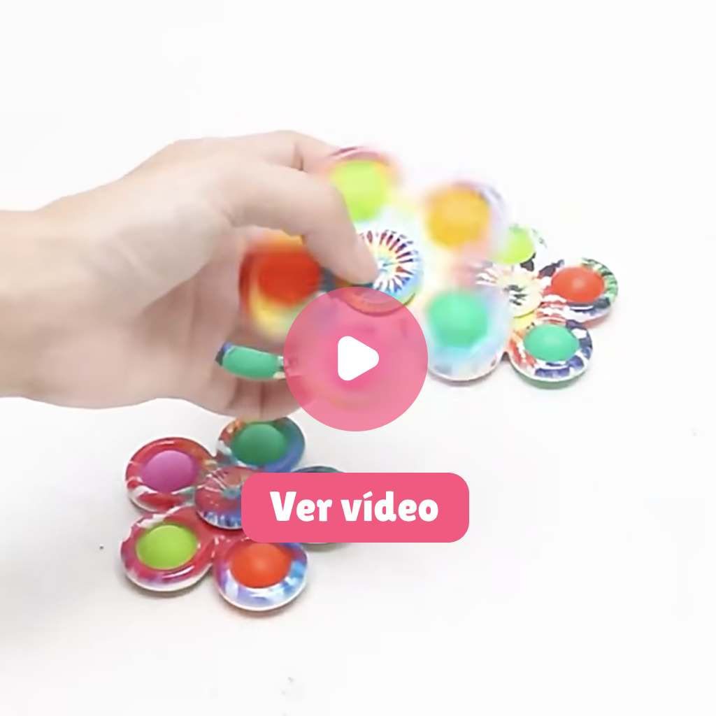 Spinner Pop Color™ | Fidget Sensorial Anti-Estresse
